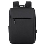 Men Backpack Teen Boys High School Bag Oxford Gray USB Char