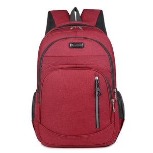 Men Backpack Travel Business Oxford Cloth Waterproof Rucksack Holds 15.6 Inches