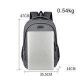 Men Backpack Travel Business Oxford Cloth Waterproof Rucksack Holds 15.6 Inches