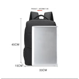 Men Backpack with USB Charging Port Laptop Backpack 15.6 Inch
