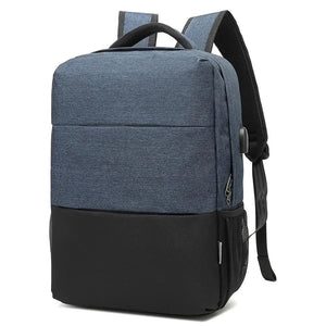 Men Backpack with USB Charging Port Laptop Backpack 15.6 Inch
