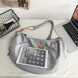 Nylon Crossbody Bag Large Capacity Travel Shoulder Backpack