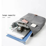 Men Bag Casual Grey Lightweight Oxford 13.1 Laptop 9.7 iPad Tablet