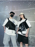 Men Chest Bag Hip-hop Streetwear Waist Pack Travel Phone Belt Bag Fanny Pack