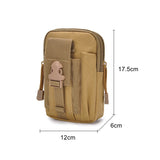 Men Belt Bag Molle Durable Waist Pack Sports Outdoor