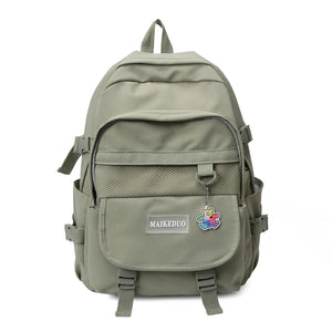 Unisex School Bag Student Mochila Female Bookbag Cotton Women Backpack for Teens