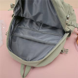 Unisex School Bag Student Mochila Female Bookbag Cotton Women Backpack for Teens
