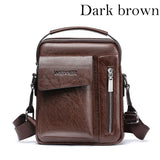 Men Briefcase Bag High Business Leather Shoulder Messenger Office Handbag