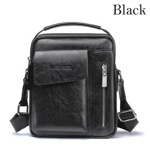 Men Briefcase Bag High Business Leather Shoulder Messenger Office Handbag