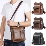 Men Briefcase Bag High Business Leather Shoulder Messenger Office Handbag
