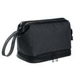 Men Business Double Layer Cosmetic Bag Wash bags Box Women Beauty