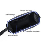 Men Business Double Layer Cosmetic Bag Wash bags Box Women Beauty