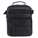 Men's Leather Business Office Briefcase Laptop Tote Bag