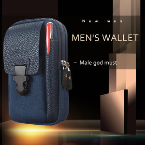 Canvas Business Waist Packs Men Casual Fanny Bag