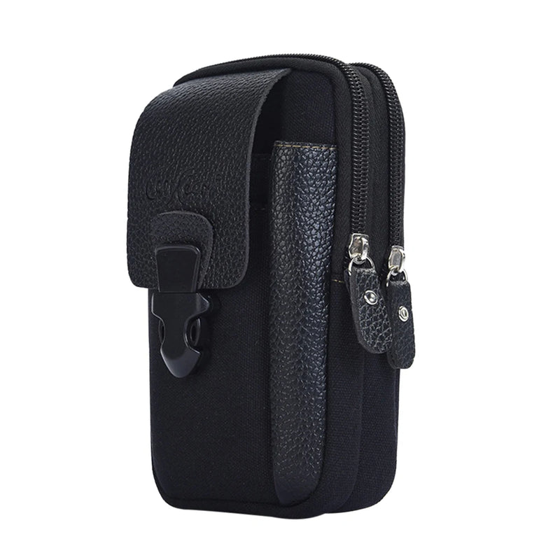 Canvas Business Waist Packs Men Casual Fanny Bag