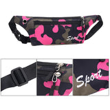 Men Camouflage Outdoor Sports Waist Pack Anti-theft Mobile Phone Bag
