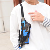 Men Camouflage Outdoor Sports Waist Pack Anti-theft Mobile Phone Bag
