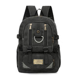 Men Canvas Backpack Anti Theft Laptop Bags Large Capacity School Bag Boys