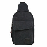 Men Canvas Bag Pack Travel Hiking Cross Body Messenger Shoulder Sling Chest Bags