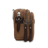 Men Canvas Travel Bag Single Shoulder Waist Pack Maletin Hombre