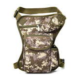 Canvas Drop Leg Bag Outdoor Waist Pack Belt Hip Bum Military Travel