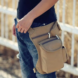 Canvas Drop Leg Bag Waist Bag Fanny Pack Military Motorcycle Shoulder Bags