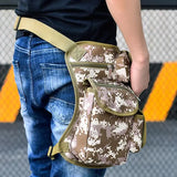 Canvas Drop Leg Bag Waist Bag Fanny Pack Military Motorcycle Shoulder Bags