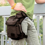 Canvas Drop Leg Bag Waist Bag Fanny Pack Military Motorcycle Shoulder Bags