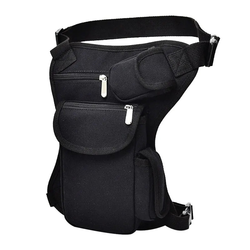 Men Canvas Drop Leg Bag Waist Pack Hip Bum Military