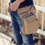 Men Canvas Drop Leg Bag Waist Pack Belt Hip Bum Travel