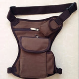 Canvas Drop Leg Bag Waist Fanny Pack Belt Hip Bum Military Multi-purpose Pouch