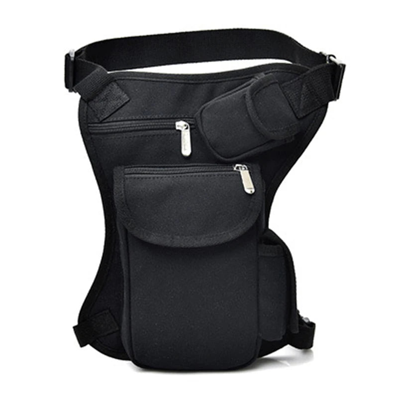 Men Canvas Drop Waist Bags Leg Pack Bag Men Belt