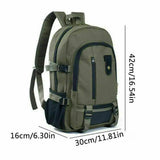 Canvas Large Backpack Rucksack for Work Sports Travel Hiking Boys College