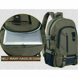 Canvas Large Backpack Rucksack for Work Sports Travel Hiking Boys College