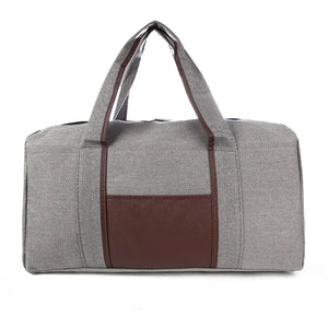 Canvas Travel Luggage Handbags Solid Durable Duffel Shoulder Bags