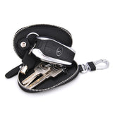 Cow Leather Car Key Pouch Holder for Unisex
