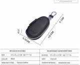 Cow Leather Car Key Pouch Holder for Unisex