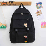 Casual Canvas Backpack Large Capacity Travel College Teenager