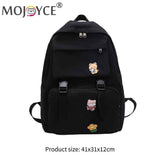 Men Casual Canvas Backpack Large Capacity Travel College Teenager