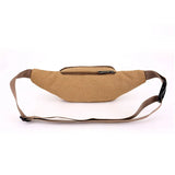 Men Durable Waist Pack Canvas Hip Bum Military Bag