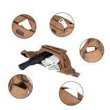 Men Casual Durable Fanny Waist Pack Male Waist Bags Belt Canvas Hip Bum Military
