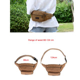 Men Casual Durable Fanny Waist Pack Male Waist Bags Belt Canvas Hip Bum Military
