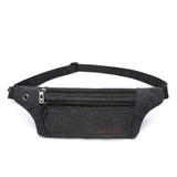 Men Casual Fanny Waist Pack Canvas Hip Bum Military