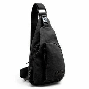 Men Casual Durable Fanny Waist Pack Canvas Hip Bum Bag Pouch Zipper Pockets