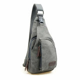 Men Casual Durable Fanny Waist Pack Canvas Hip Bum Bag Pouch Zipper Pockets
