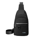Men Casual Nylon Crossbody Shoulder Chest Bags