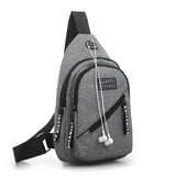 Men Chest Bag Sling Bag Male Shoulder Waist Handbag High Capacity Crossbody Bags