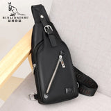 Men Chest Pack Short Trip Messengers Chest Bag Crossbody Water Repellent Shoulde
