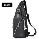 Men Chest Pack Short Trip Messengers Chest Bag Crossbody Water Repellent Shoulde