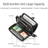 Large Capacity Men Clutch Bag Multifunction Zipper Wallet